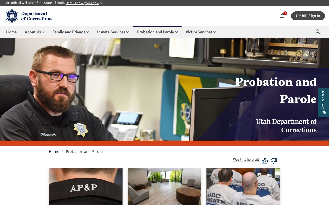Summit County post-release supervision information from Utah Adult Probation and Parole